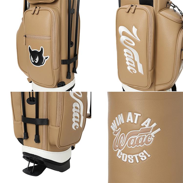 WAAC ワック GRAINY SYNTHETIC LEATHER キャディバック 9型 072264800