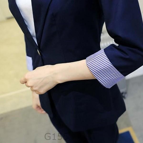 パンツスーツレディースシンプルストライプおしゃれ可愛いかわいいスーツ黒ブラック G1553 Apde197 ヨシモンショップ 通販 Yahoo ショッピング