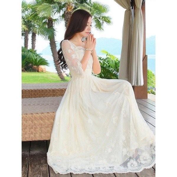 マキシワンピースシフォンワンピースマキシ丈ワンピース結婚式白ホワイト春ロングノースリーブマキシワンピ Gt Alkyd517 ヨシモンショップ 通販 Yahoo ショッピング