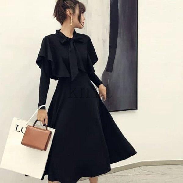 超入学式入園式卒業式卒園式ワンピースレディースドレス母服ママフォーマルパーティー発表会音楽会代30代黒ブラック4145 Gt16ae ヨシモンショップ 通販 Yahoo ショッピング