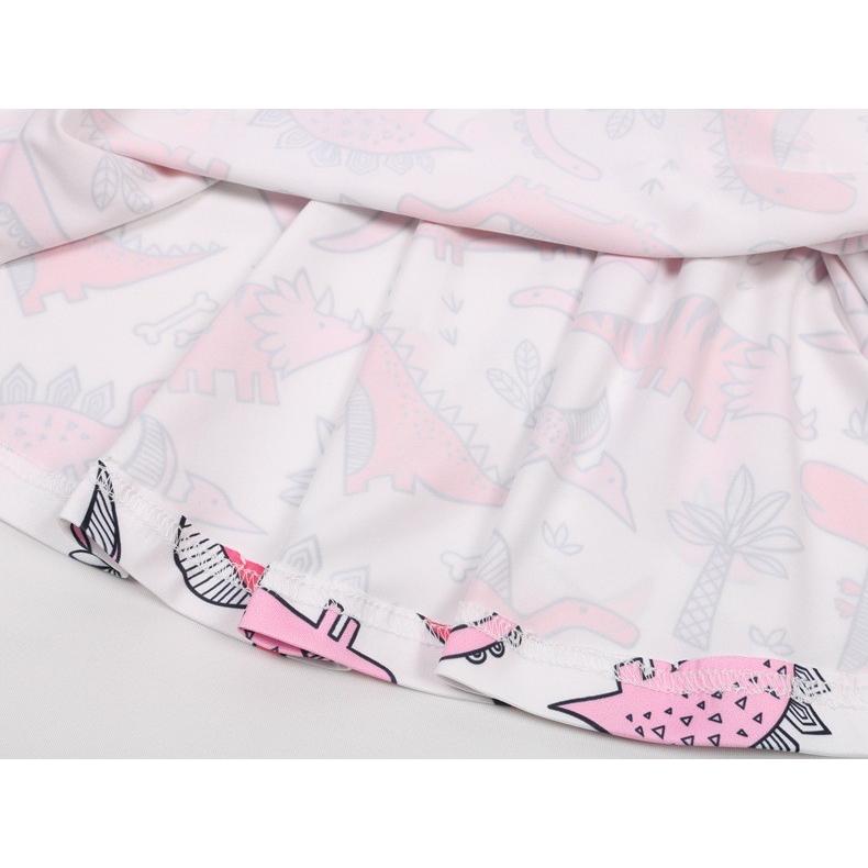 長袖ワンピース キッズ 女の子 恐竜 半袖 長袖 五分袖 スカート プチプラ 韓国子供服 チュニック ベビー Yazyl Bpmro358 ヨシモンショップ 通販 Yahoo ショッピング