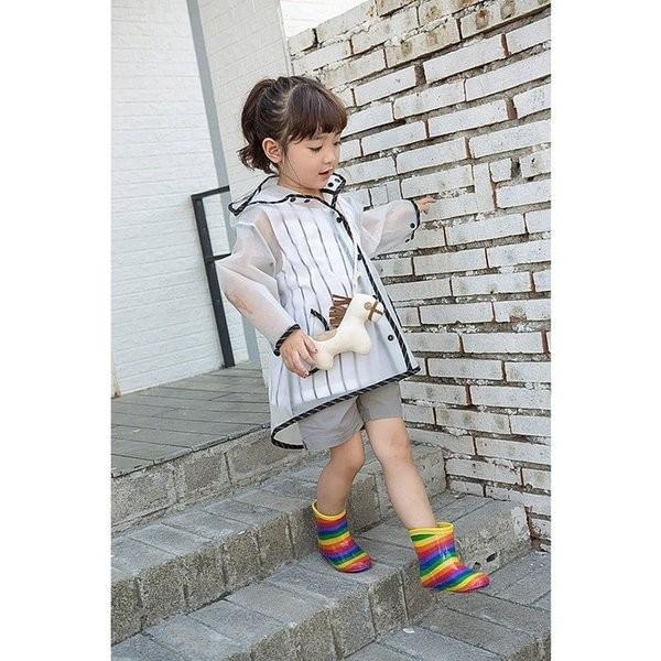 長靴 キッズ レインブーツ 男の子 女の子 カラフル レインボー マルチカラー Yazyl Hwepo054 ヨシモンショップ 通販 Yahoo ショッピング