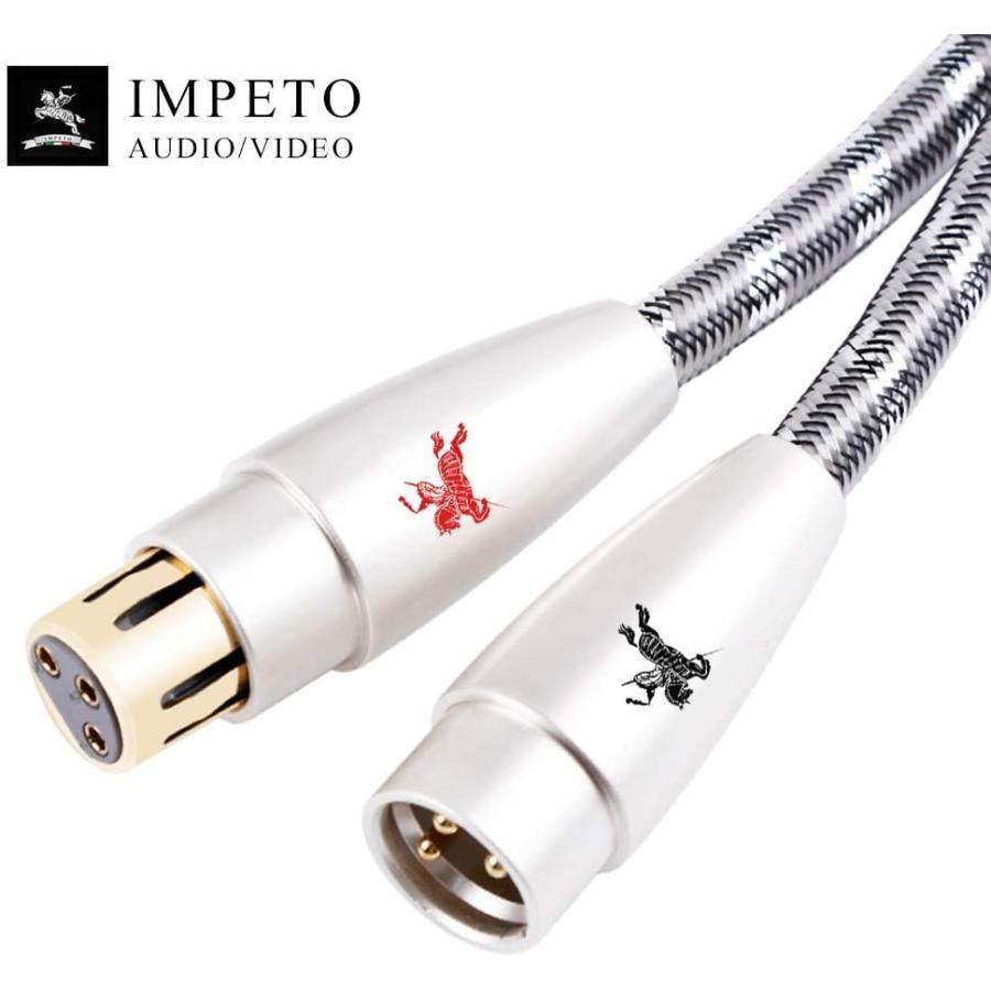 イタリアIMPETO ，ドイツ製造Hi-Fi のXLRオーディオケーブル（オス-メス）キャノンケーブル/xlrケーブル/3ピンマイクロフォン Fi オス メス イタリアIMPETO ，ドイツ製造Hi のXLRオーディオケーブル キャノンケーブル/xlrケーブル/3ピンマイクロフォン