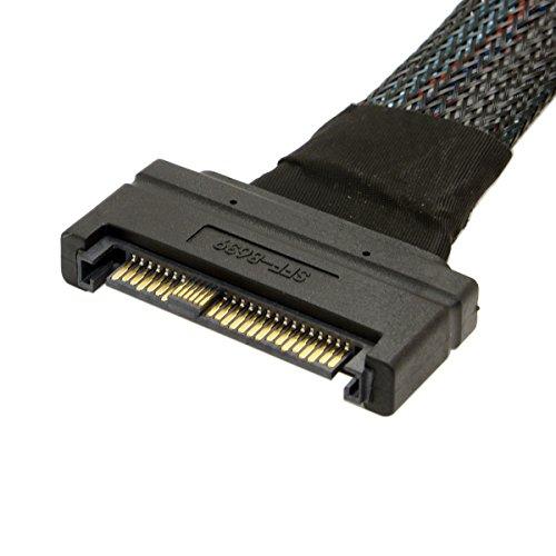JSER U.2 U2 SFF-8639 NVME PCIe SSDケーブル オス-メス延長 50cm 68ピン｜g2021｜09