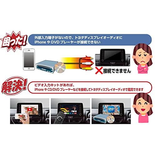 データシステム ビデオ入力キット ディラーオプションCD/DVDデッキ装着車用 VIK-T74 Datasystem｜g2021｜02