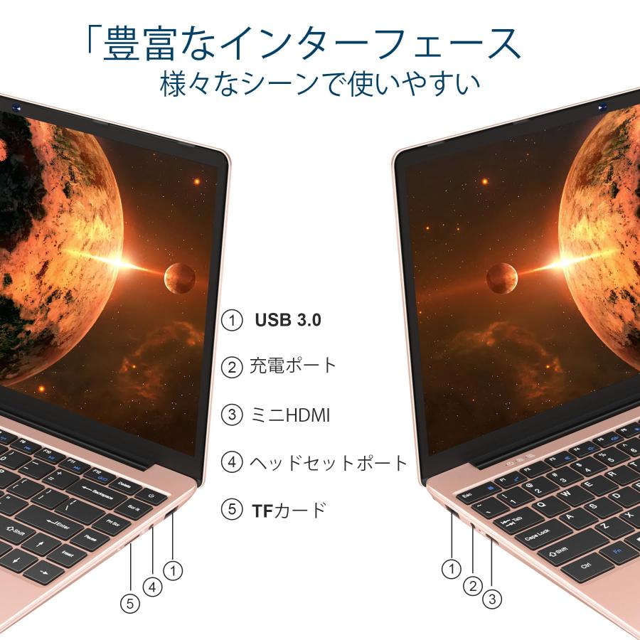 Ruzava/Aocwei ノートパソコン 14インチ Intel N4020 CPU(Up to 2.8Ghz) Win 11搭載 6GB RAM+｜g2021｜06