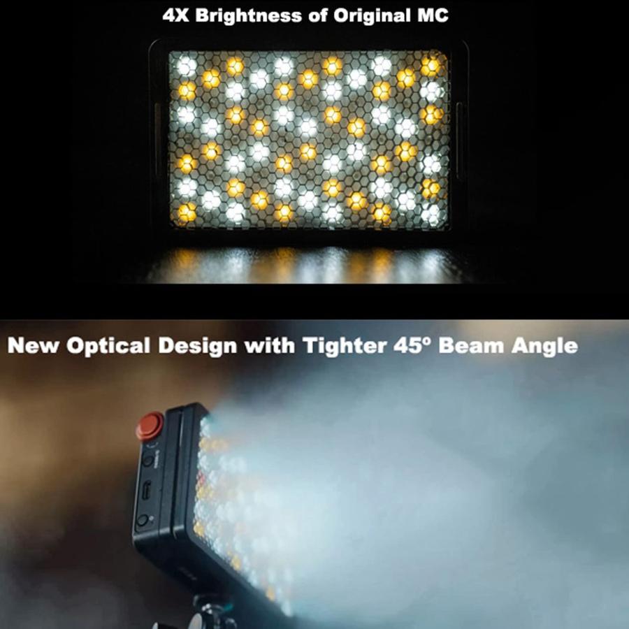 Aputure MC Pro ミニ RGB LED ビデオライト 撮影ライト,2000k-10000K色温度調整可能 CRI96+ 内蔵 磁石吸着機能｜g2021｜05