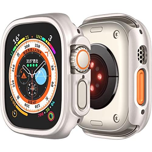apple watch ultra 49mm ケース apple watch ultra カバー PC素材 アップルウォッチ Ultra 保護カバー