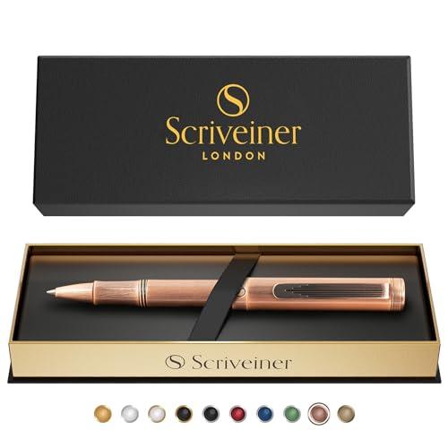 Scriveiner ブラス EDC 高級水性ボール ペン、見事な重厚感のあるポケットペン、手磨きつや消し銅仕上げ、Schmidt社製ドイツペン先変換｜g2021｜09