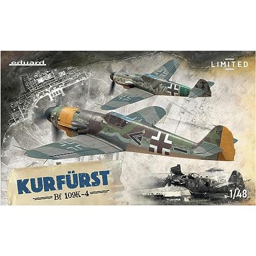 エデュアルド(Eduard) 1/48 リミテッドエディションシリーズ ドイツ クーアフュルスト Bf109K-4 プラモデル EDU11177｜g2021｜11