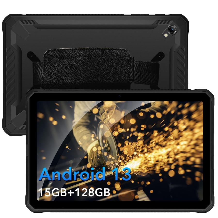 DOOGEE R10 防水 タブレットAndroid 13、頑丈なタブレット、10.36 