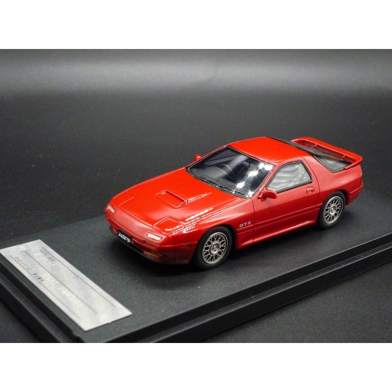 MAZDA SABANNA RX-7 (FC3S) GT-X 1990 blaze red (PM43101R 1/43