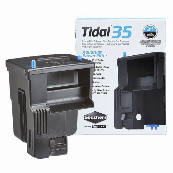 Seachem Tidal 35 外掛け式フィルター シーケム Tidal35 高性能外掛けフィルター（対応水量：130L・ポンプ