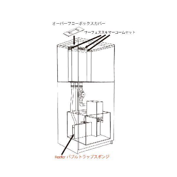 レッドシー Reefer NANO ナノ用バブルトラップスポンジ｜g3aqualab