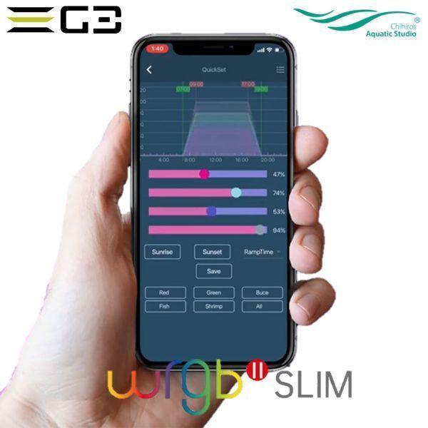 送料無料 Chihiros WRGBII Slim 60 水草育成用LED照明 60-75cm水槽用｜g3aqualab｜06