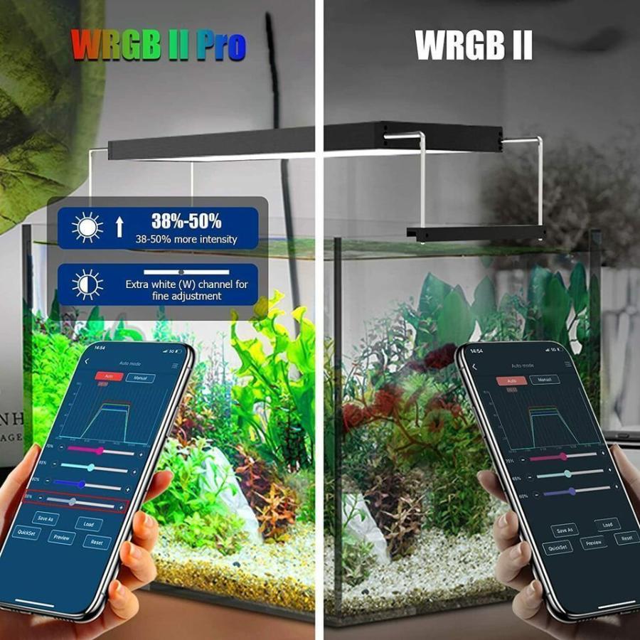 送料無料 Chihiros WRGBII PRO 120 水草育成用LED照明 120-140cm水槽用