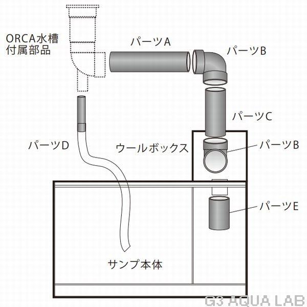 オルカ エクセルサンプ550 2層式濾過槽｜g3aqualab｜05