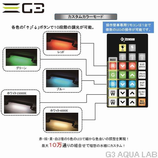 送料無料（北海道沖縄除く）ゼンスイ マルチカラーLED 300｜g3aqualab｜03