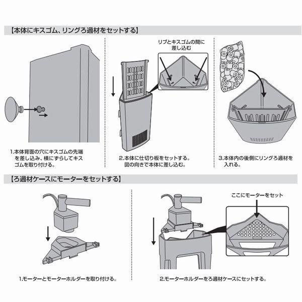 GEX サイレントフローデュアル ホワイト 水中フィルター 小型 GEX サイレントフローデュアル ホワイト 水中フィルター 小型