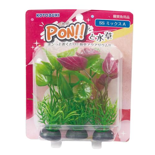 コトブキ工芸 コトブキ PON!!と水草 PON-SS ミックスA : G3 コトブキ工芸 コトブキ PON!!と水草 PON-SS ミックスA : G3