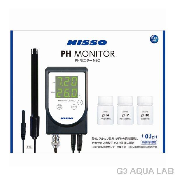 NISSO PHモニター NEO NCM-045 水質測定 ニッソー PHモニターNEO NCM-045 24時間デジタルph測定 : G3 AQUA LAB