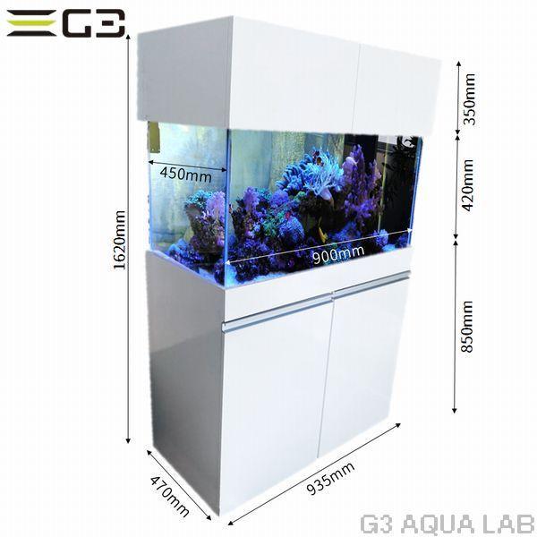 【受注生産】G3アクアギア タンク9045S 90cmオーバーフロー水槽 店頭引取価格｜g3aqualab｜04