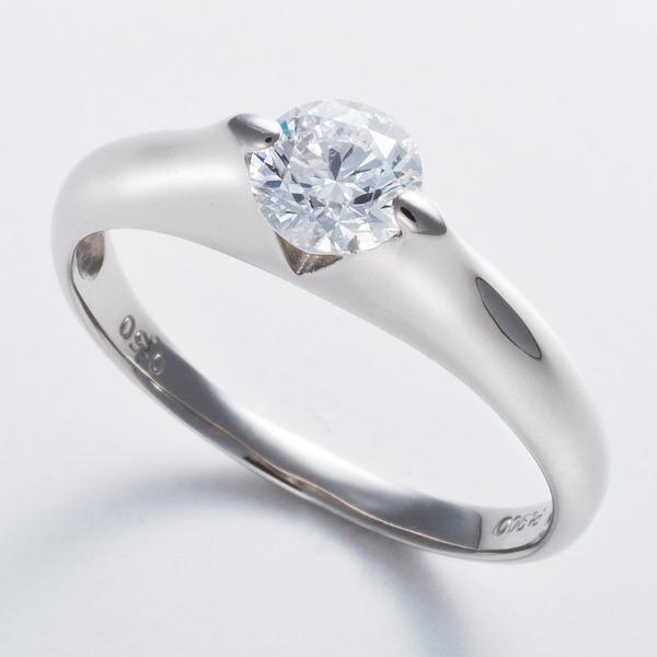 プラチナPt900 0.5ct Dカラー・IFクラス・EXカットダイヤリング 指輪（GIA鑑定書付き） 15号_1
