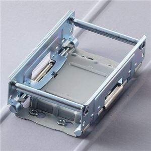 （まとめ） TANOSEE 両開きパイプ式ファイルV A4タテ 500枚収容 背幅65mm 青 1冊 〔×15セット〕_2