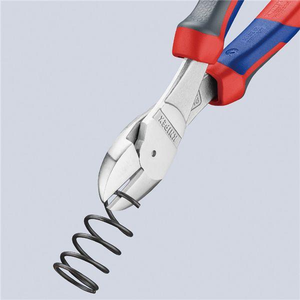 KNIPEX クニペックス 7405-200 強力型 斜ニッパー 硬線用 SB 工具 ツール DIY 作業工具 道具 ニッパー_4