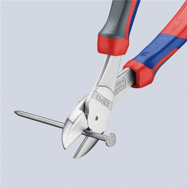 KNIPEX クニペックス 7405-200 強力型 斜ニッパー 硬線用 SB 工具 ツール DIY 作業工具 道具 ニッパー_5