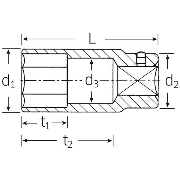 STAHLWILLE スタビレー 56-41 3/4SQ ディープソケット 6角 05020041 工具 作業工具 ツール DIY_1