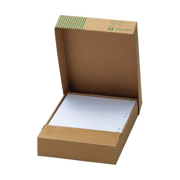 TANOSEEマルチプリンタ帳票(FSC森林認証紙) A4白紙 ヨコ4面 1セット(1000枚:500枚×2箱)の画像