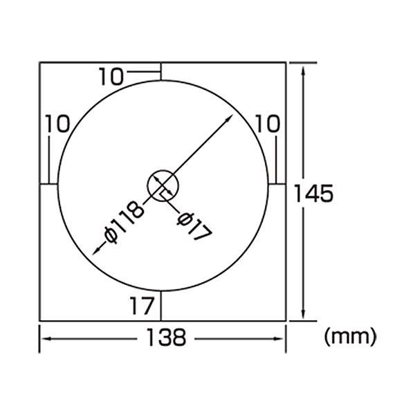 （まとめ）サンワサプライインクジェットDVD/CDラベル 内径17mm スーパーファイン つやなしマット LB-CDR012N1パック(20枚) 〔×10セット〕の画像