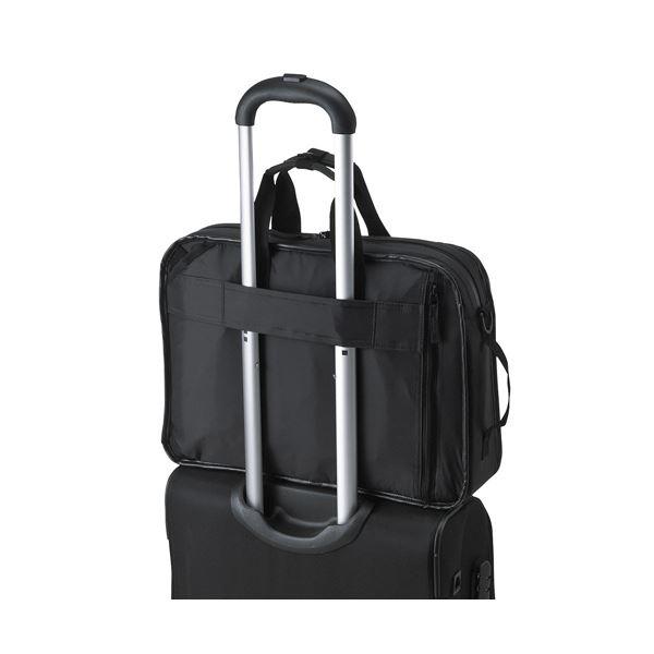 サンワサプライ 超撥水・軽量PCバッグ3WAYタイプ 15.6インチワイド対応 シングル ブラック BAG-LW10BK 1個_2