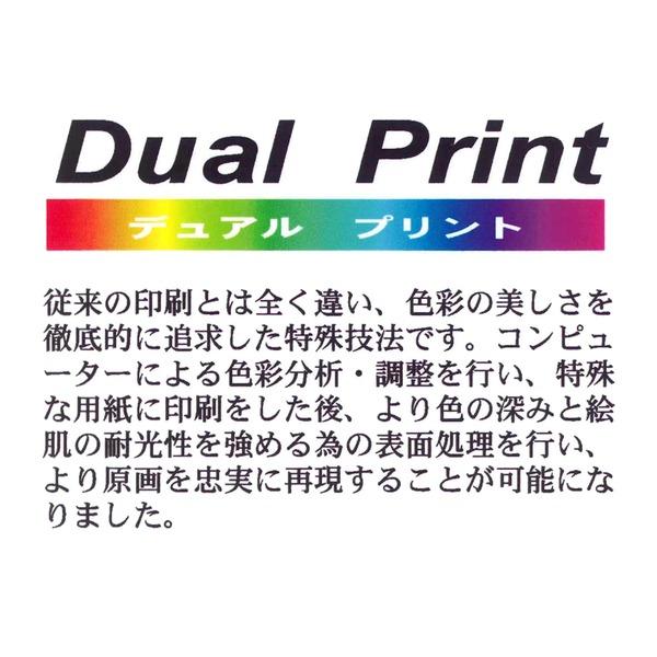 風水額 太子 ゴールド 吉岡浩太郎 「夫婦滝昇り鯉」 シルク版画 額縁 額 フレーム