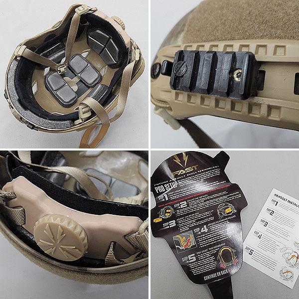 アメリカ 空挺部隊 FAST ヘルメット ABS A-TACS AU 米国 US レプリカ ミリタリーウェア タクティカルウェア 軍モノ_2