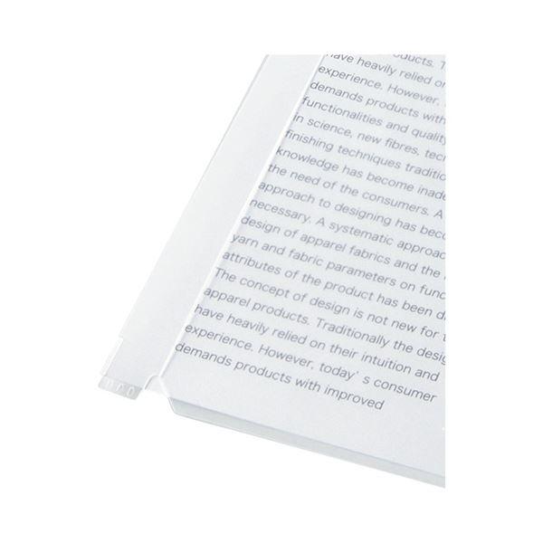 キングジム レールファイルハッサム A4タテ 20枚収容 赤 502-10 1セット(100冊：10冊×10パック)の画像
