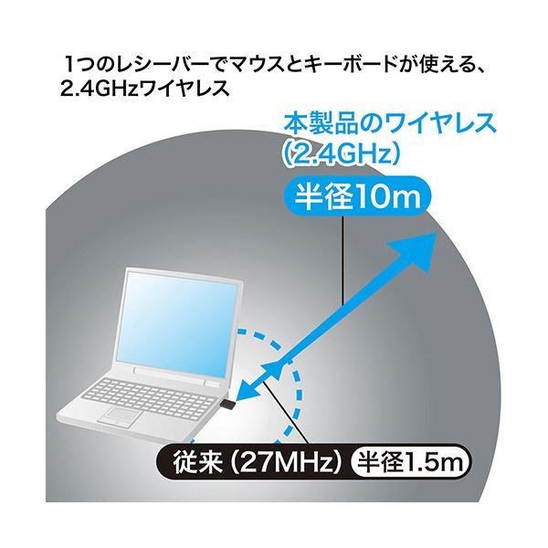 サンワサプライ マウス付きワイヤレスキーボード ブラック SKB-WL25SETBK 1セット_1