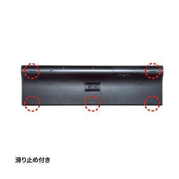 サンワサプライ ワイヤレススリムキーボード ブラック SKB-WL33BK 1台_5