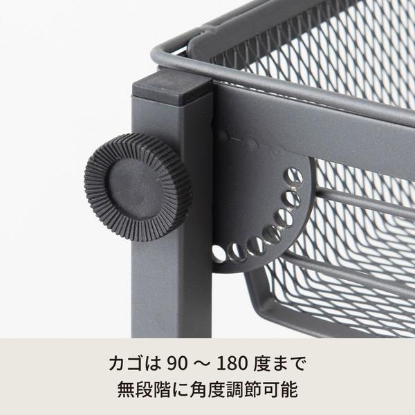 マルチワゴン ROBUST(グレー) キッチンワゴン ラック 収納 多肉棚 収納 スリム キャスター付 DIY オシャレ スライド NK-380_2