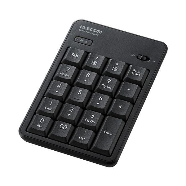 エレコム 無線静音テンキーパッドブラック TK-TDM022SKBK 1個_1