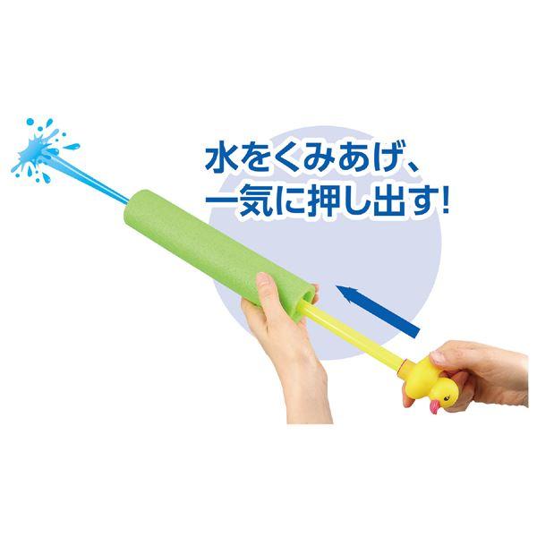 (まとめ）スポンジみずてっぽう アヒル 〔×30セット〕_2