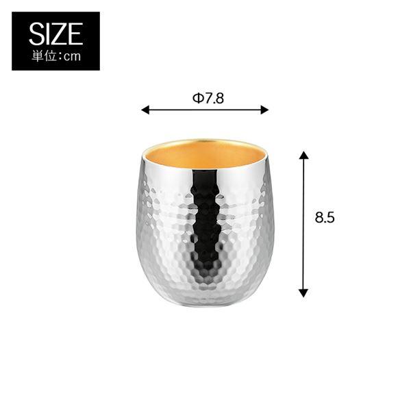 燕熟の技 ステンレス二重ロックカップ250ml（内金メッキ） EJA-750の画像