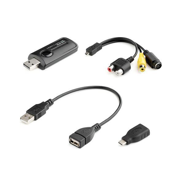 サンワダイレクトUSBビデオキャプチャー ビデオテープ対応 Win/Mac対応 400-MEDI039 1個