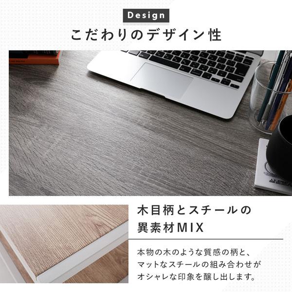ダイニングテーブル 単品 幅120×奥行70cm ヴィンテージ スチール 食卓テーブル インテリア家具 リビング家具 生活家具 組立品_9
