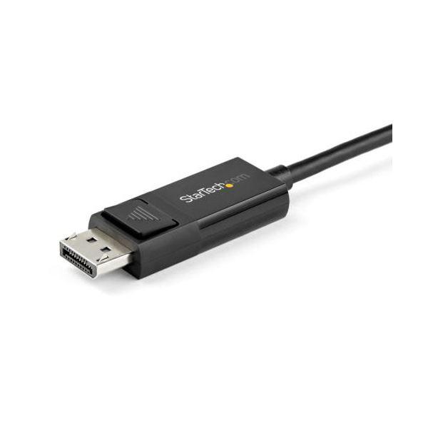 StarTech.com USB TypeC-DisplayPort 1.4変換ケーブル 1m ブラック CDP2DP141MBD1本