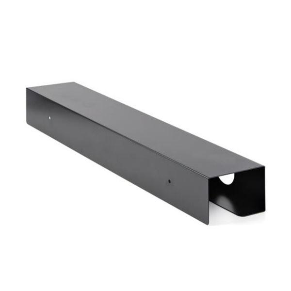 StarTech.com デスク下ケーブル配線トレー／デスク天板裏取付けケーブル収納ホルダー ブラック UDCMTRAY1個