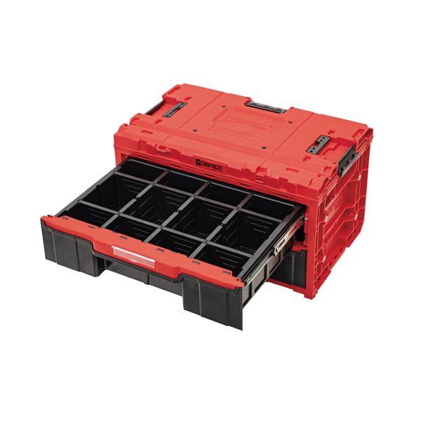QBRICK キューブリック QS1 ツールボックス 2段 赤 SKRQONED2CZEPG003 工具 作業工具 道具 ツール DIY_3