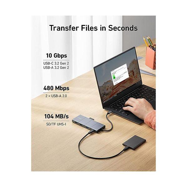 アンカージャパン ANKER 565 USB-Cハブ（11-in-1 10Gbps PD100W対応） グレー A83880A1 1個_2