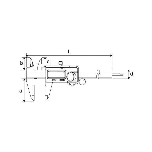 KTC 京都機械工具 デジタルノギス 150mm GND15 工具 ツール DIY 作業工具_1